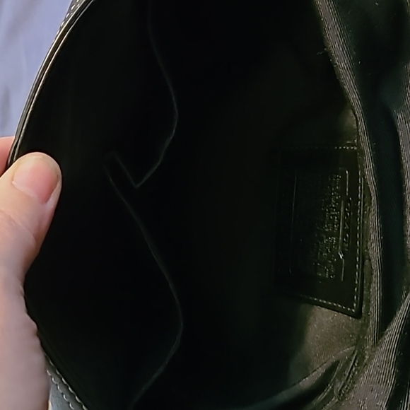 Authentic Coach Black Leather Hobo Bag and matching wallet - Picture 9 of 15